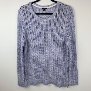 Talbots Knit Pullover Sweater Size L 100% cotton